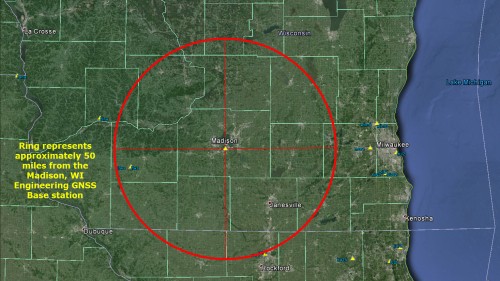 Madison Eng Base station August 2014 Google Earth 50 miles2